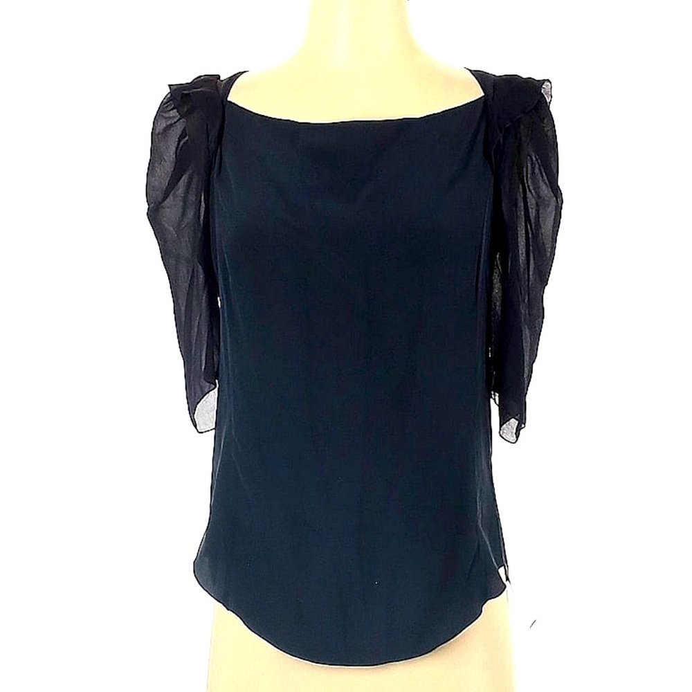 Barneys New York Short Sleeve Blouse